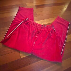 Erika Sport Red Sweatpants size X Large